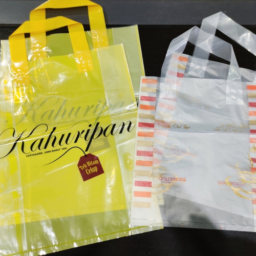 Kantong HD PE Softhandle / Softloop Handle Printing